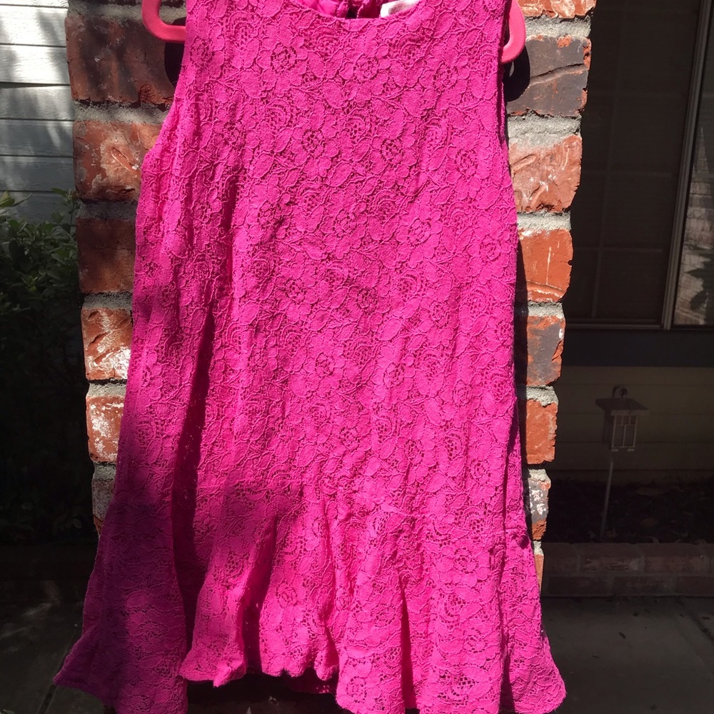 Pink girls Gymboree dress size 7-8